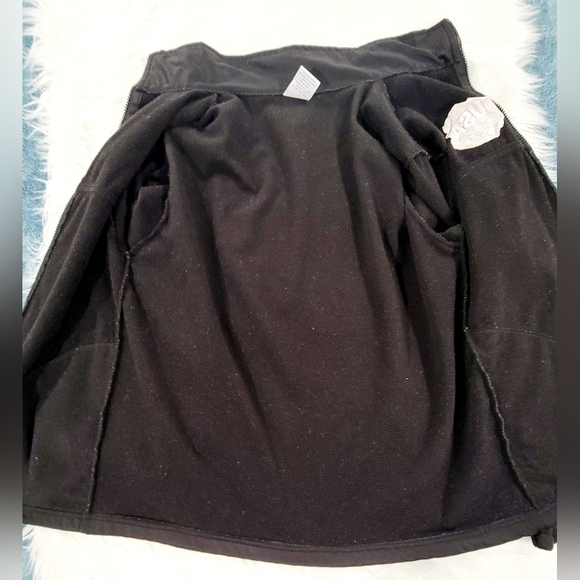 Vintage USA Olympics Unisex Embroidered Full Zipper Black Jacket Size Medium - Picture 7 of 9